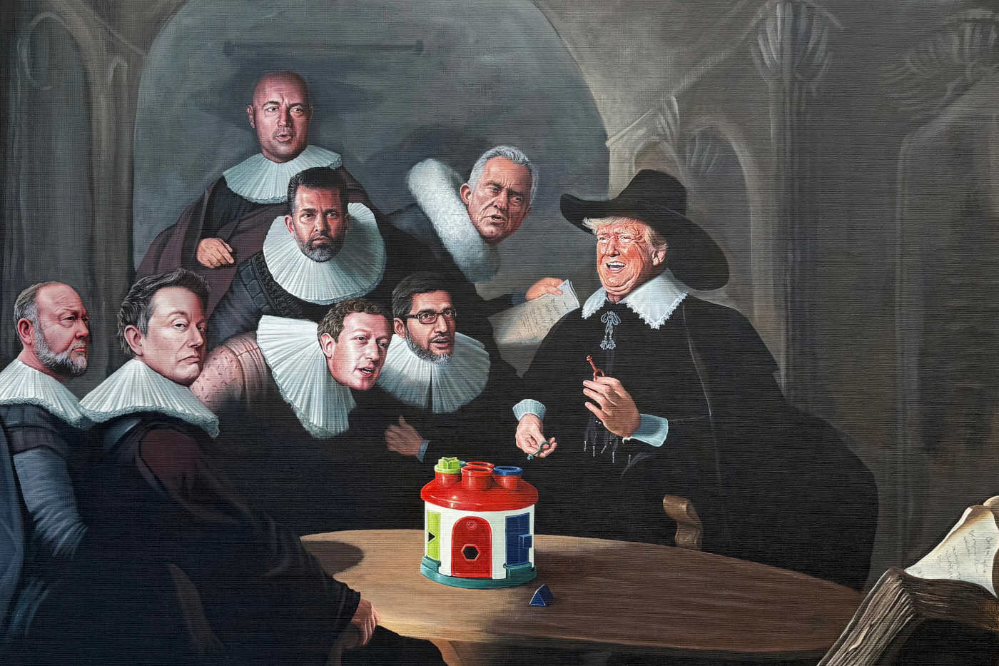 The anatomy of a plastic white house